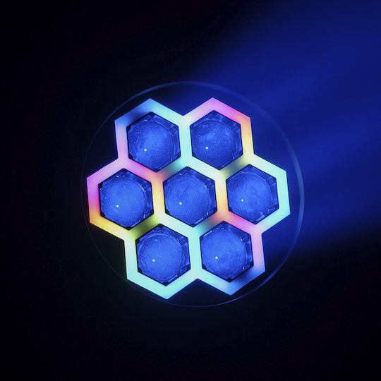 Evolite Φωτορυθμικό Wash LED με Ρομποτική Κεφαλή 740Z RGBW