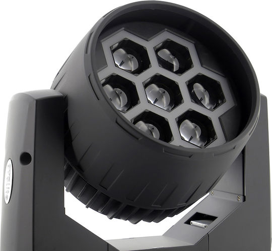 Evolite Φωτορυθμικό Wash LED με Ρομποτική Κεφαλή 740Z RGBW