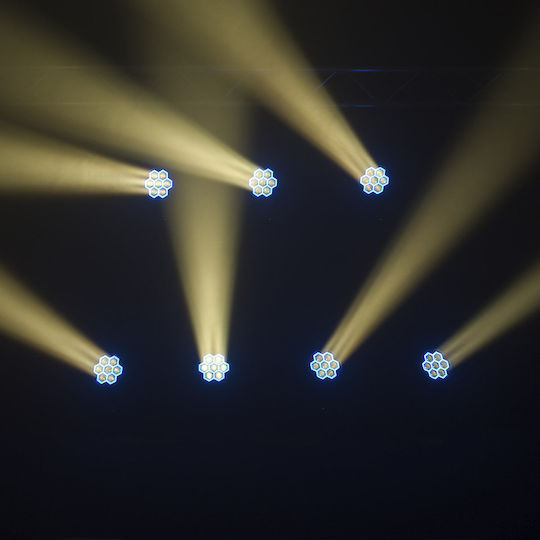 Evolite Φωτορυθμικό Wash LED με Ρομποτική Κεφαλή 740Z RGBW