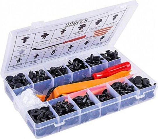 Car Plastic Clips 229 Pieces