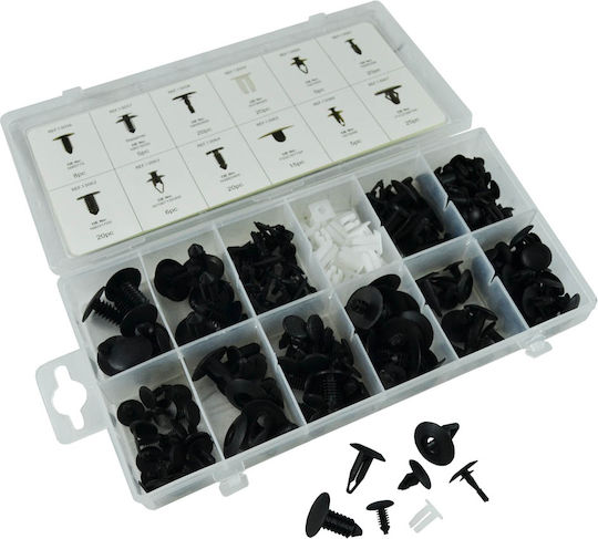 JBM Car Plastic Clips 169 Pieces