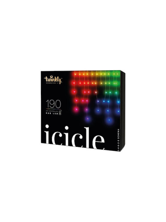 190 Lămpițe LED 5m. Multicolore tip Șir 1buc