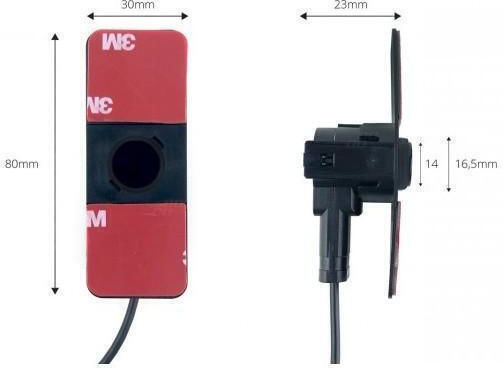 AMiO Sensor for Car Parking System 1pcs in Black Color