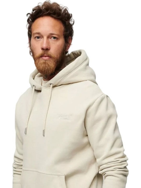 D2 Ovin Sweatshirt with Hood Beige
