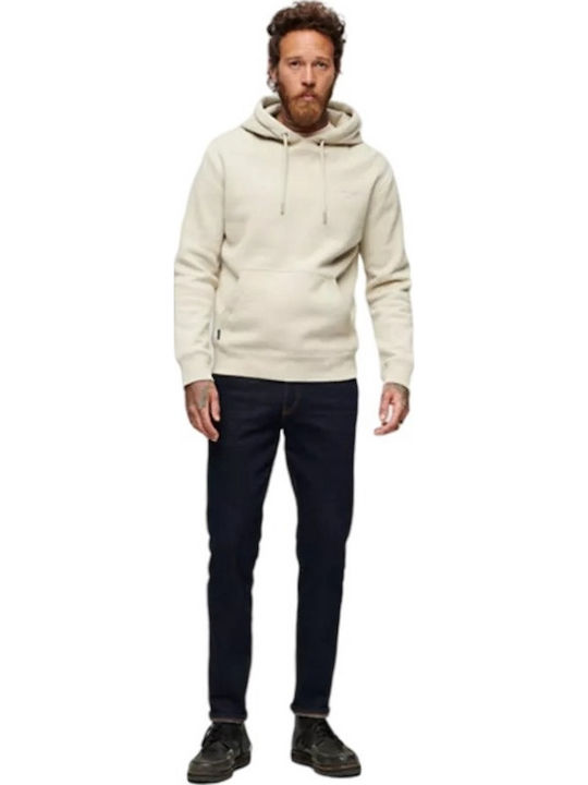 D2 Ovin Sweatshirt with Hood Beige