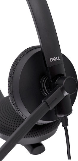 Dell WH1022 On Ear / Over Ear Multimedia Headphone with Microphone USB-A