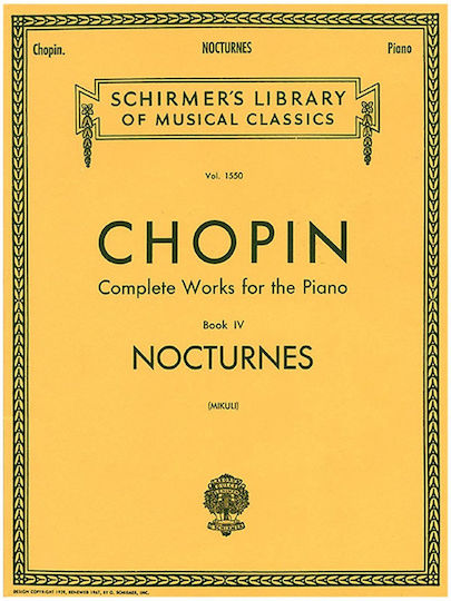G. Schirmer Complete Works Book за Пиано
