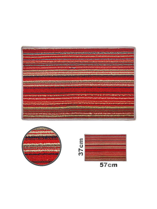 Carpet Doormat Τύπος 3 Red 37x57cm