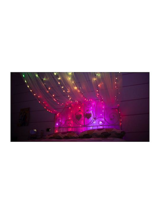 250 Lichterketten LED 20m. Mehrfarbige in Zeichenfolge 1Stück