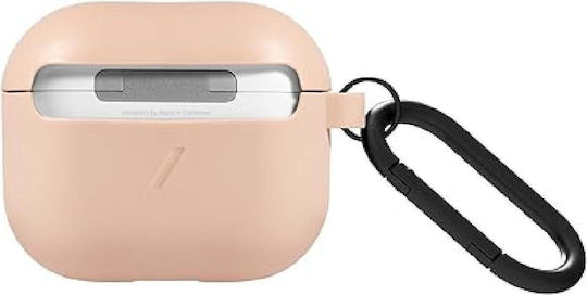 Native Union Roam Hülle Silikon mit Haken Peach für Apple AirPods 3