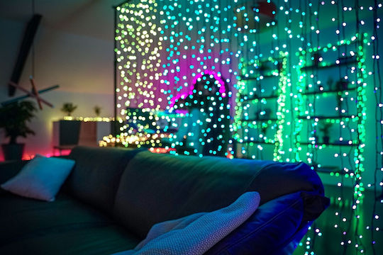 210 Smart Λαμπάκια LED 2.1μ. x 150εκ. RGBW τύπου Κουρτίνα