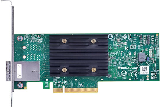 Broadcom 9500-8e Ενσύρματη Κάρτα Δικτύου Ethernet PCI-e