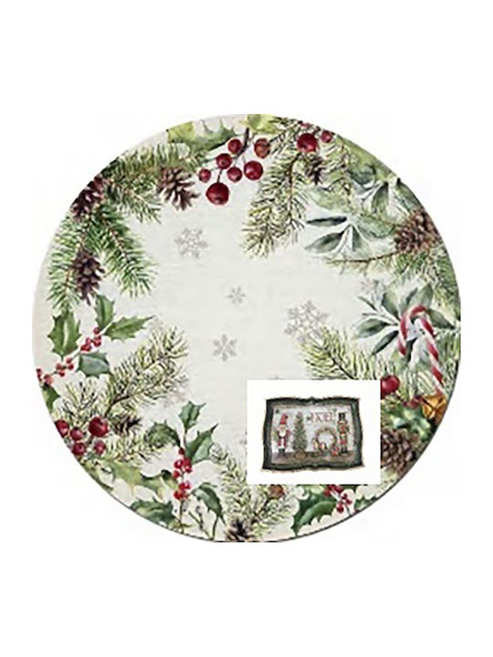 Iliadis Christmas Plastic Platter Ornament L43xW32cm