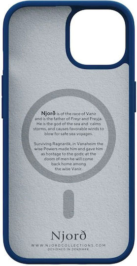 Njord Suede 360 Full Cover Πλαστικό 2mm Μπλε (iPhone 15)