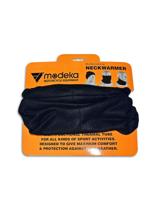 Modeka Neck Warmer Halswärmer für Motorradfahrer Fleece Schwarz Farbe