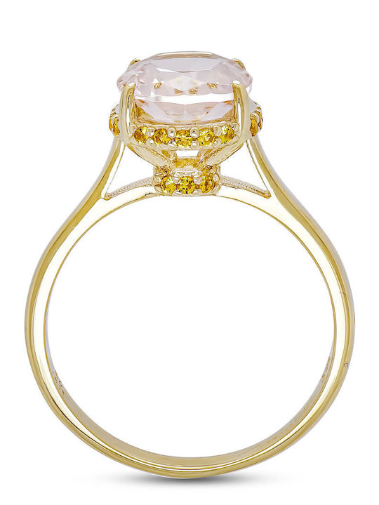 Kiriakos Gofas Einzelner Steine Ringe aus Gold 14K