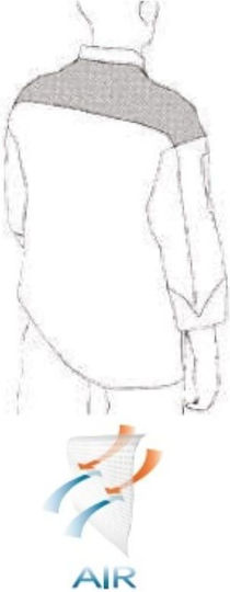 Egochef Coat Chef 100% Microfiber White with Short Sleeve