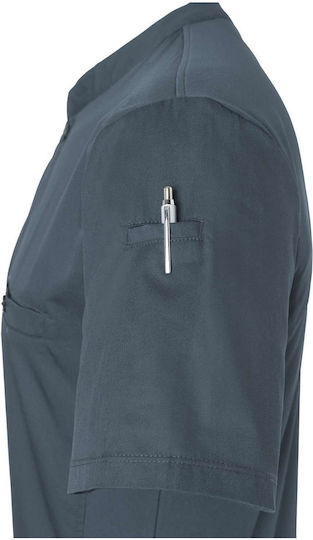 Karlowsky Rashguard Bucătar Bărbat Gri cu Mâneci scurte