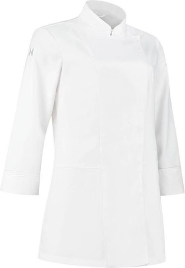 Le Nouveau Chef Coat Chef Female White with Long Sleeve Lynn