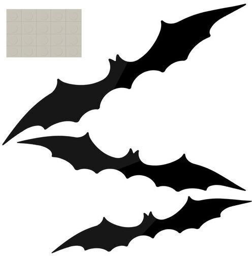 Malatec Σετ Διακόσμησης για Party Halloween σε Μαύρο χρώμα 3τμχ