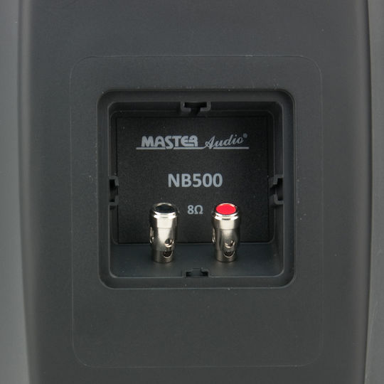 Master Audio NB500B Παθητικά Επιτοίχια Ηχεία 80W (Ζεύγος) Μαύρα