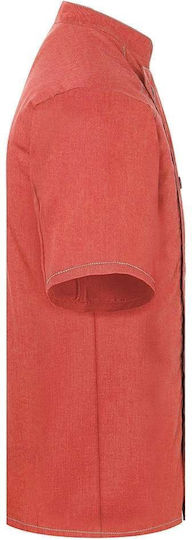 Karlowsky Mantel Koch Unisex Rot mit Kurzärmelig