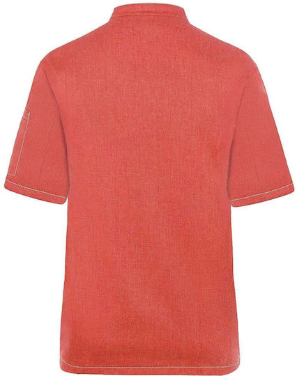Karlowsky Mantel Koch Unisex Rot mit Kurzärmelig