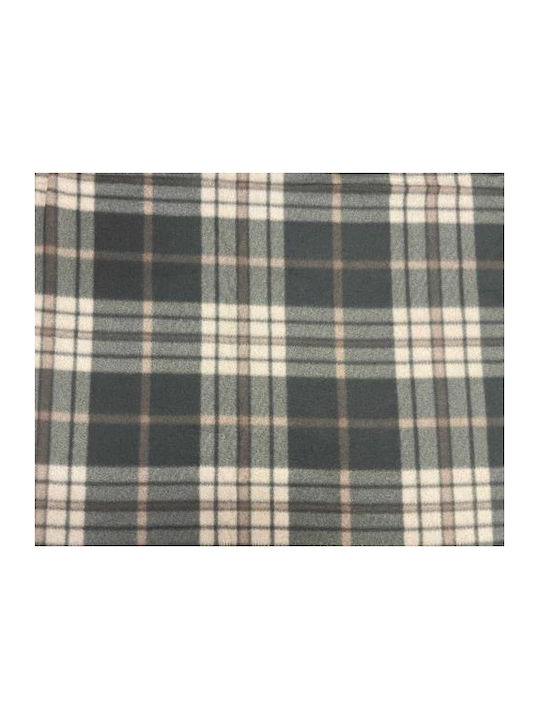 Linea Home Sibirische Decke Fleece Einzeln 150x200cm Grau
