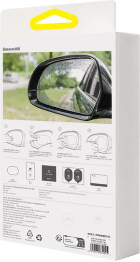 Baseus Schutz Film für Auto Spiegel 2Stück Transparent