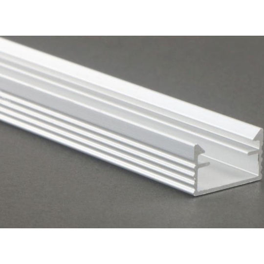 Geyer Satz 2Stück Außen Aluminiumprofil für LED-Streifen 200x1.4x0.8cm