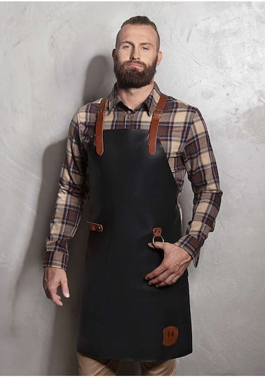 Karlowsky Șorț Barista / Barman Corp întreg LS 35 Negru