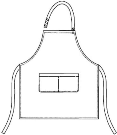 Egochef Apron Full Body White