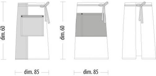 Toma Youniform Ποδιά Chefkoch Taille Brian Schwarz