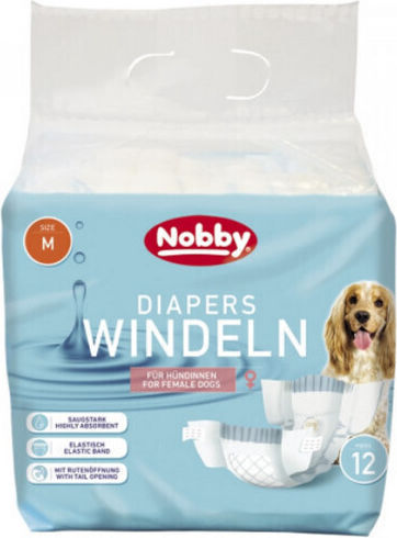 Nobby Diapers Windeln Female Βρακάκι Σκύλου Περιόδου XLarge 12τμχ