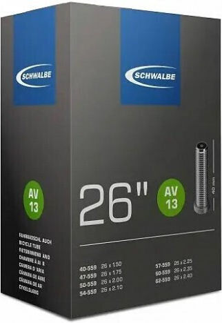 Schwalbe 07-10105 Σαμπρέλα Ποδηλάτου 26" x 1.5" / 2.4" / 2.5" A/V 40mm