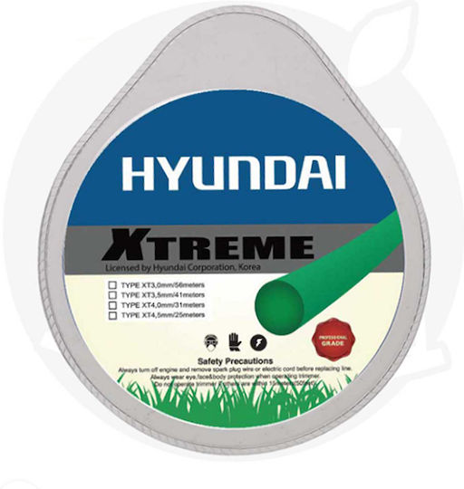 Hyundai Xtreme Round Brush Cutter Trimmer Line 2.4mm 15m 81F03