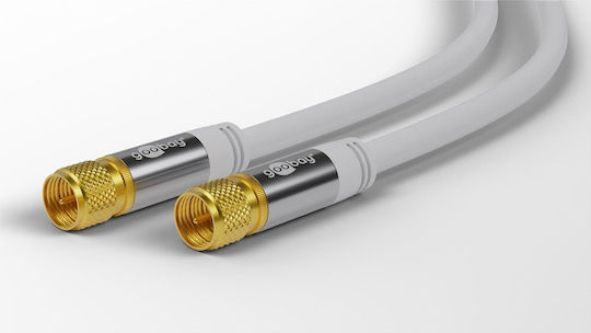 Goobay Wentronic Antenna Cable Coax male - Coax female 1m (70598)
