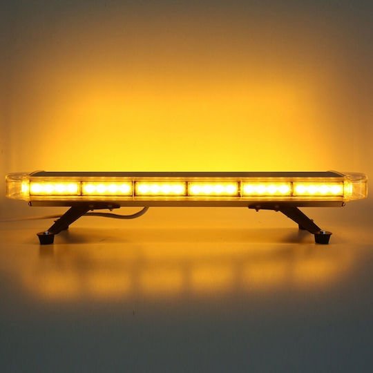 Auto-Leuchtturm LED 12V 76cm mit Orange Beleuchtung