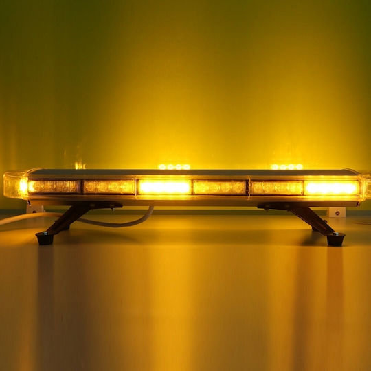 Auto-Leuchtturm LED 12V 76cm mit Orange Beleuchtung