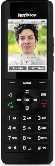 AVM FRITZ!Fon DΕCΤ Χ6 Cordless IP Phone Black