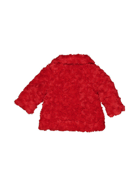 Birba Trybeyond Girls Fur Coat Red