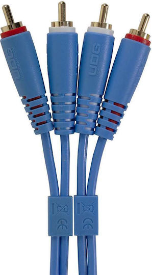 UDG Cable 2x RCA male - 2x RCA male 1.5m U97001LB
