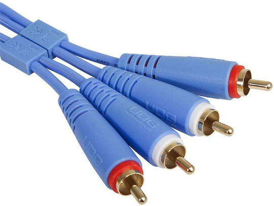 UDG Kabel 2x RCA-Stecker - 2x RCA-Stecker 3m U97003LB