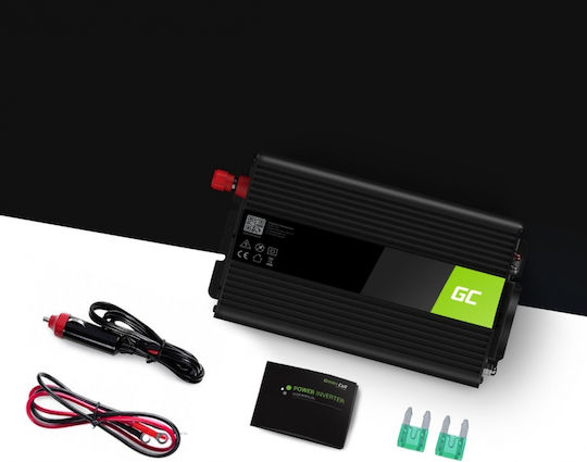Green Cell Inverter Αυτοκινήτου 500W για 12V DC με 1xUSB