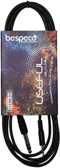 Bespeco Cable 6.3mm male - 3.5mm male 3m (ULE300)