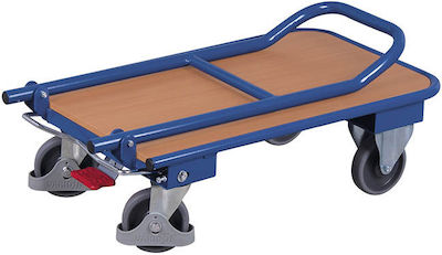 Variofit Platform Trolley Foldable for Weight Load up to 150kg Blue