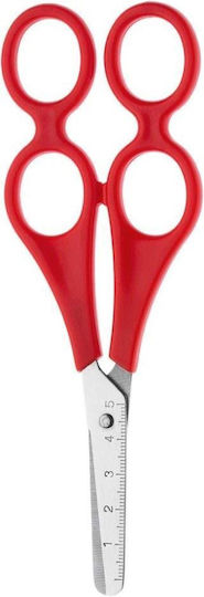 Westcott Scissors for Crafts 18cm with Metallic Blade Red 1pcs