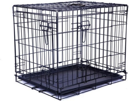 M-Pets Voyager Стоманена кутия за куче с 2 врати M с колела 76x48x53см