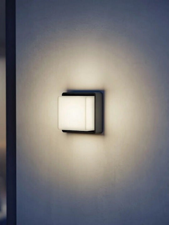 Steinel Επιτοίχια Εξωτερική Πλαφονιέρα LED IP44 9W με Θερμό Λευκό Φως
