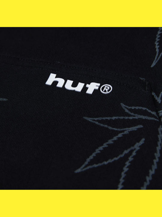 Plantlife Sweatshirt with Hood Black